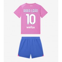 AC Milan Rafael Leao #10 Tredje Dräkt Barn 2023-24 Kortärmad (+ Korta byxor)